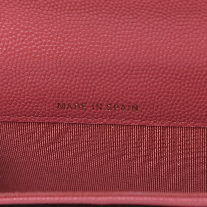 Chanel Caviar Quilted Flap Card Holder Pink 6 of 8