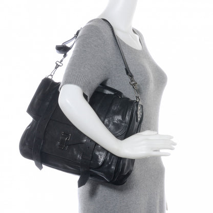 Proenza Schouler Lambskin PS1 Large Satchel Black 2 of 8