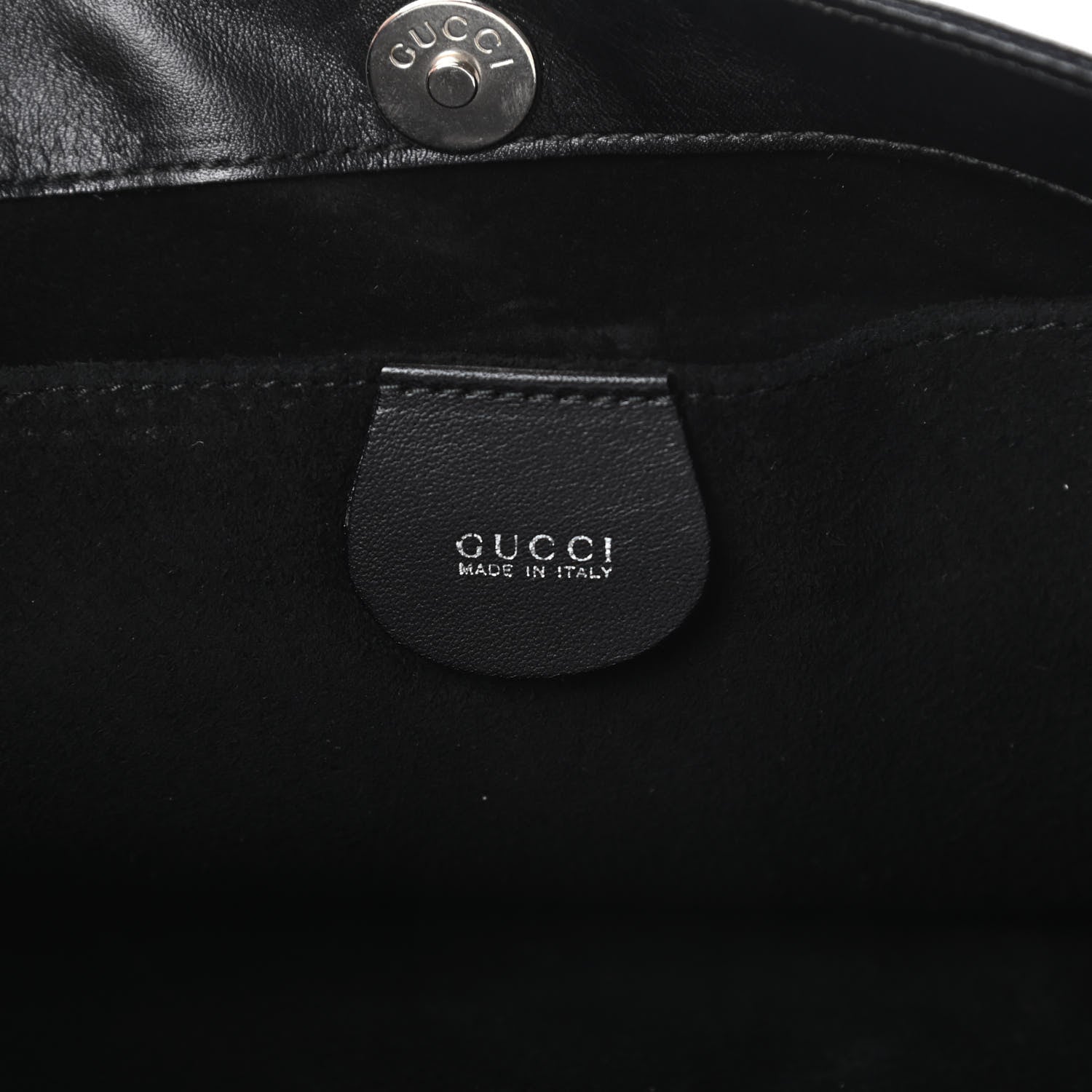 Gucci Calfskin Shoulder Bag Black 6 of 11