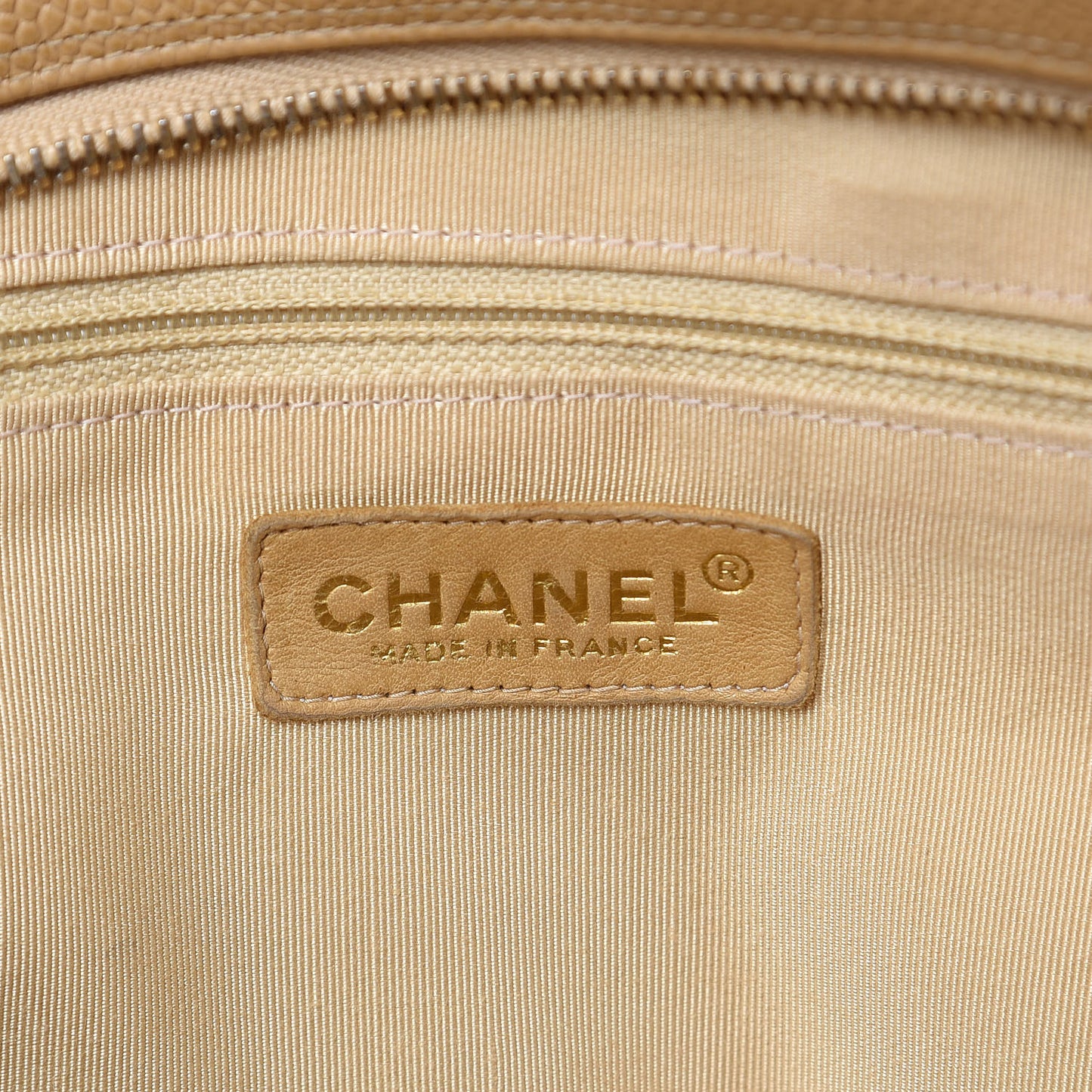Caviar Quilted Petit Timeless Tote PTT Beige