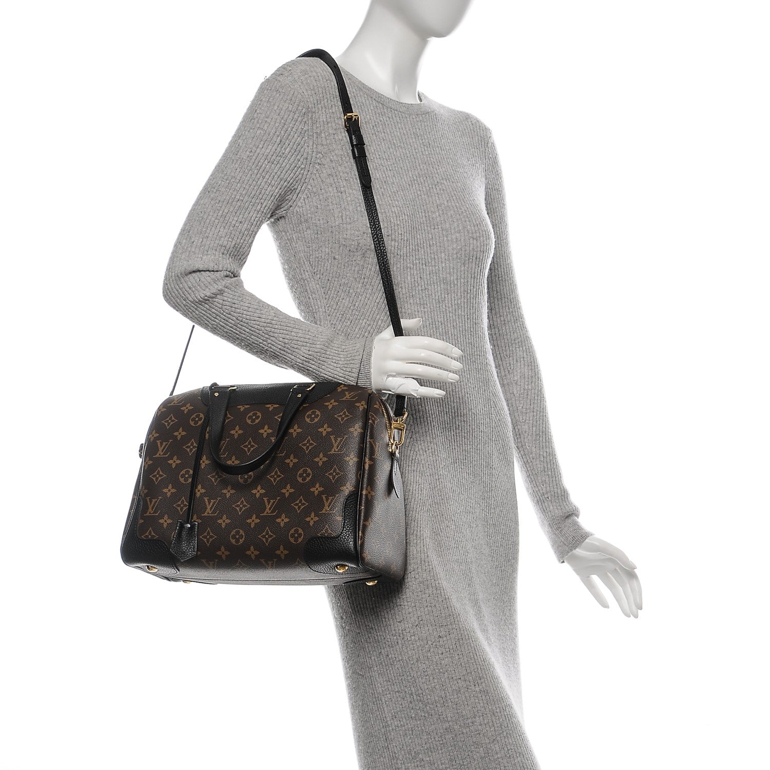 Louis Vuitton Monogram Retiro NM Black 2 of 6