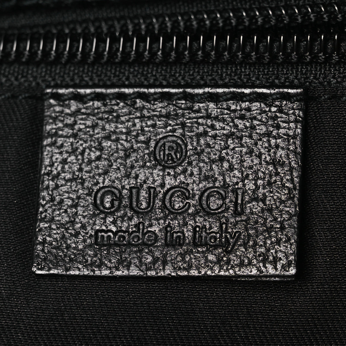 Gucci Monogram Flat Messenger Bag Black 6 of 12