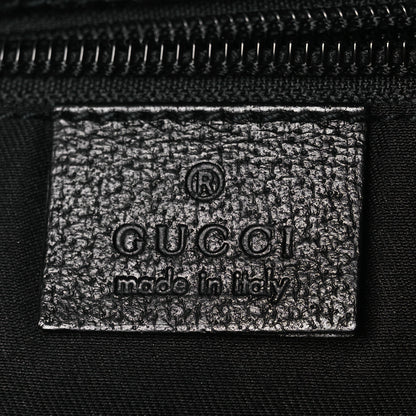 Gucci Monogram Flat Messenger Bag Black 6 of 12