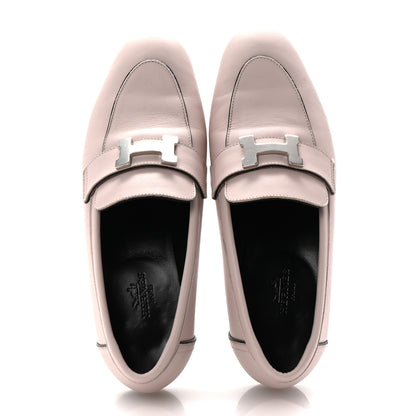 Hermes Calfskin Womens Paris Loafers 36 Rose Petale 2 of 10