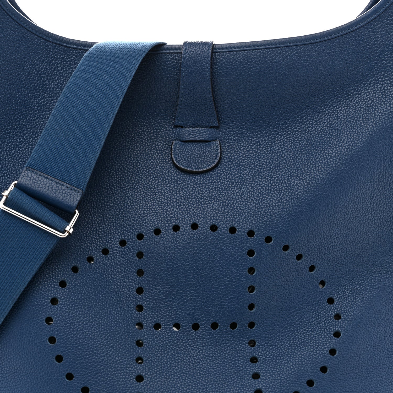 Hermes Taurillon Clemence Evelyne III TGM Bleu Obscur 8 of 10