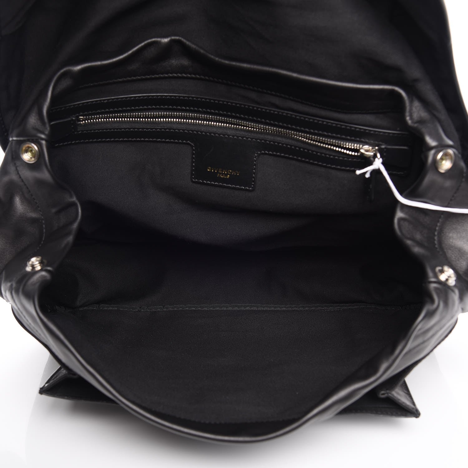 Givenchy Calfskin Rider Messenger Bag Black 5 of 8