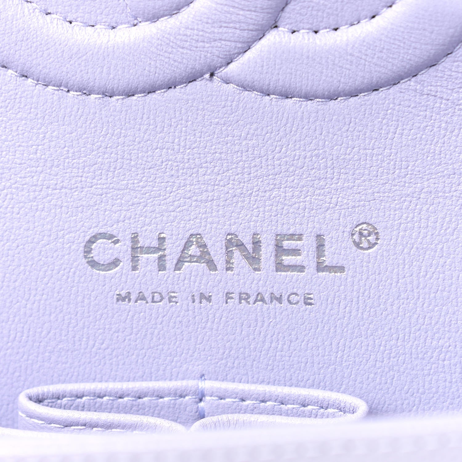 Chanel Caviar Quilted Medium Double Flap Light Purple 6 of 9