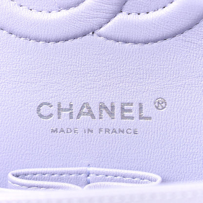 Chanel Caviar Quilted Medium Double Flap Light Purple 6 of 9