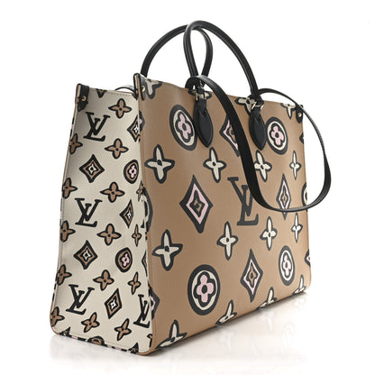 Louis Vuitton Monogram Giant Wild At Heart Onthego GM Arizona 3 of 9