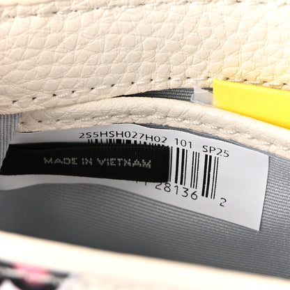 Marc Jacobs Grained Calfskin The Clover Sticker Shoulder Bag White Multicolor 7 of 10