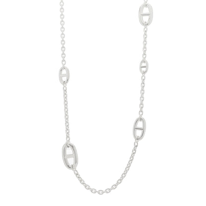 Hermes Sterling Silver Farandole Necklace 80 1 of 5