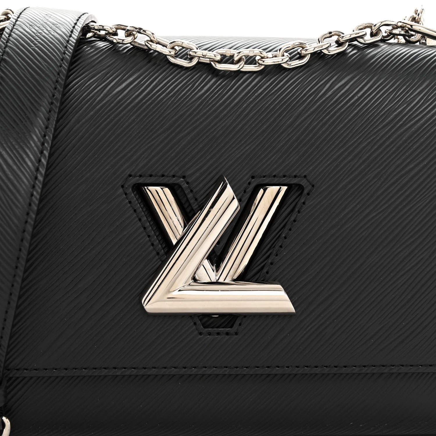 Louis Vuitton Epi Twist Shoulder Bag MM Black 7 of 9