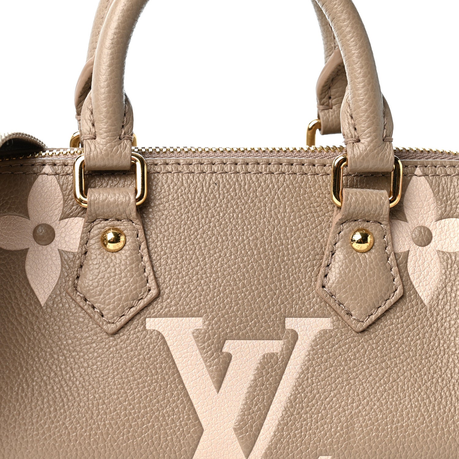 Louis Vuitton Empreinte Monogram Giant Papillon BB Tourterelle Cream 7 of 9