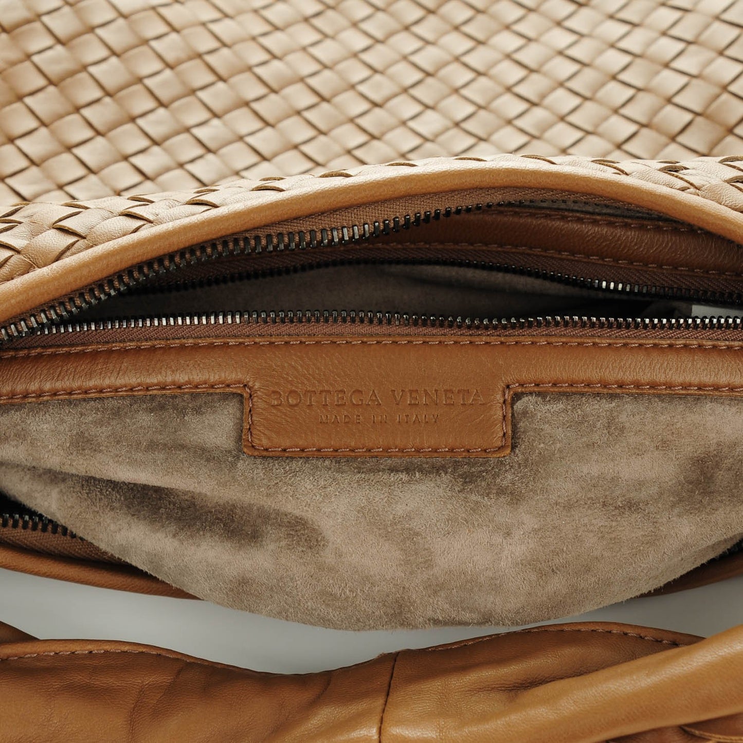 Nappa Intrecciato Large Veneta Hobo Chene