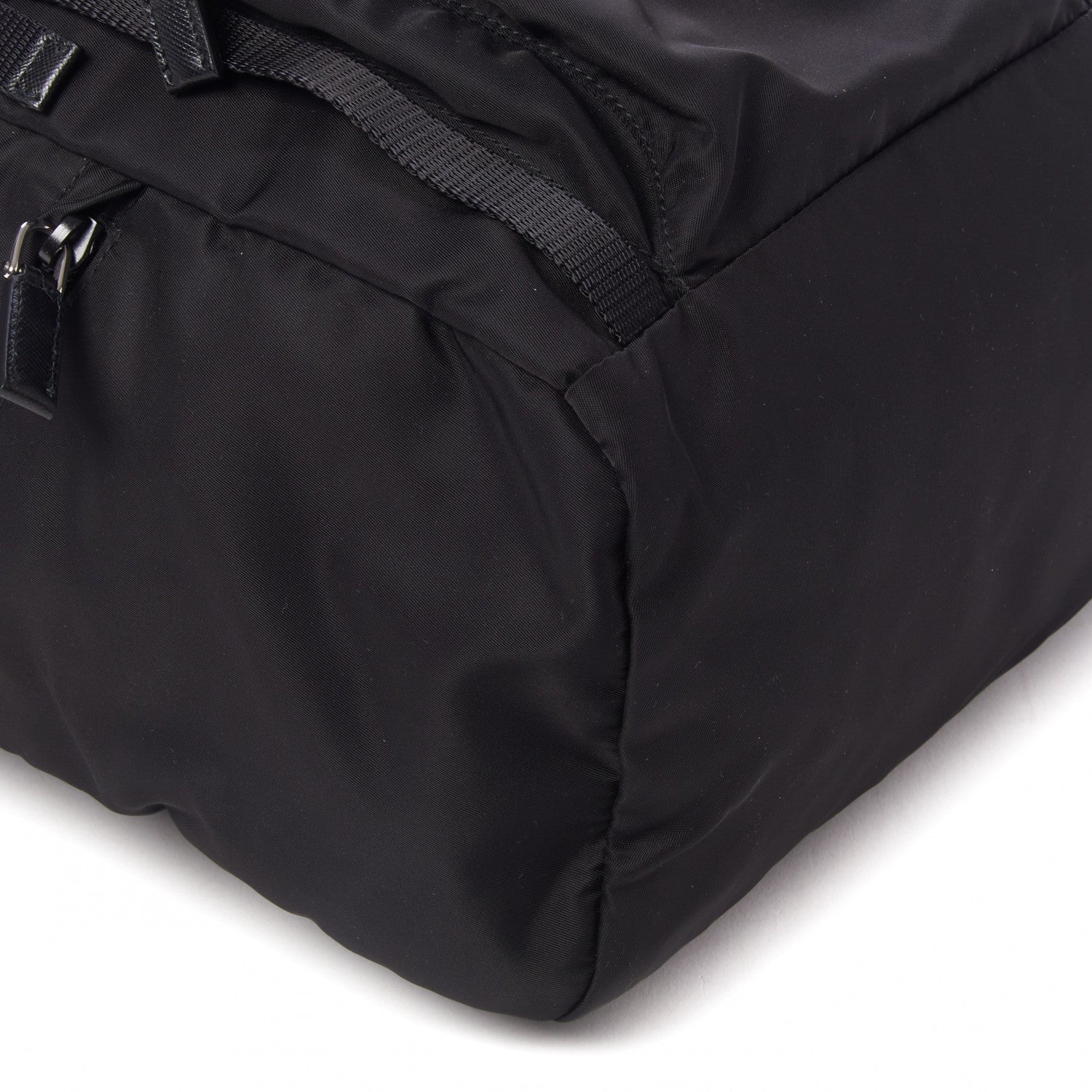 Prada Tessuto Nylon Montagna Double Buckle Backpack Black 6 of 8