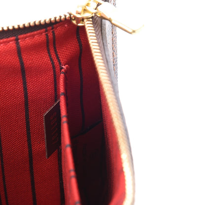 Louis Vuitton Damier Ebene Neverfull MM GM Pochette 7 of 8