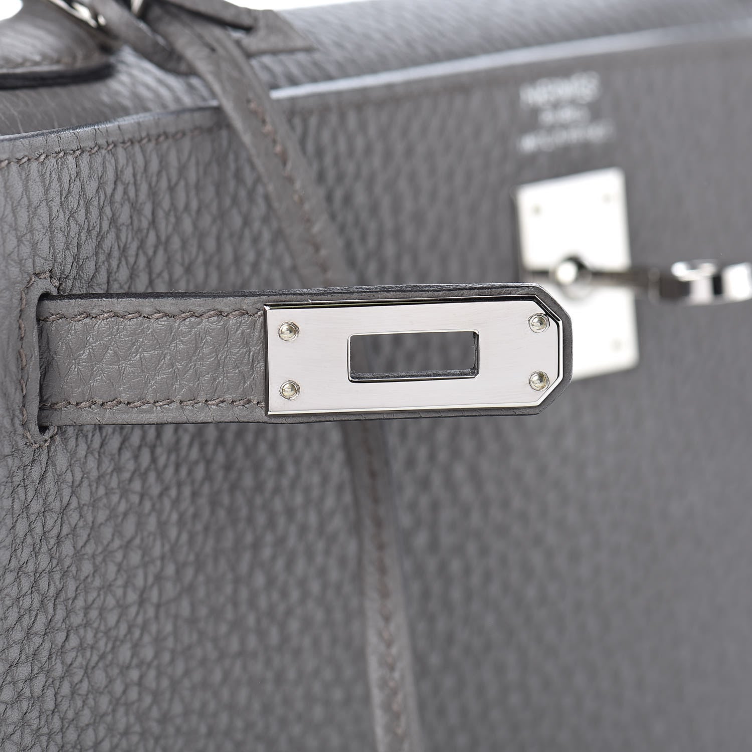 Hermes Togo Kelly Retourne 25 Etain 20 of 36
