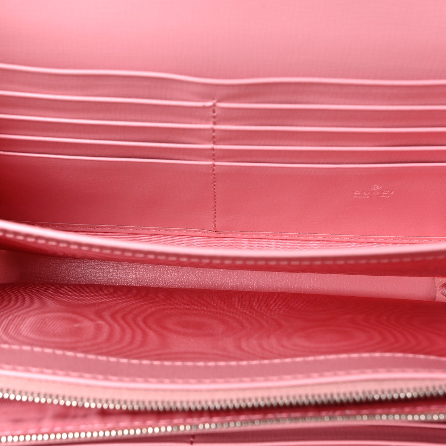 Azalea Calfskin Enamel Mini Dionysus Chain Wallet New Cherry Red Wild Rose Off White