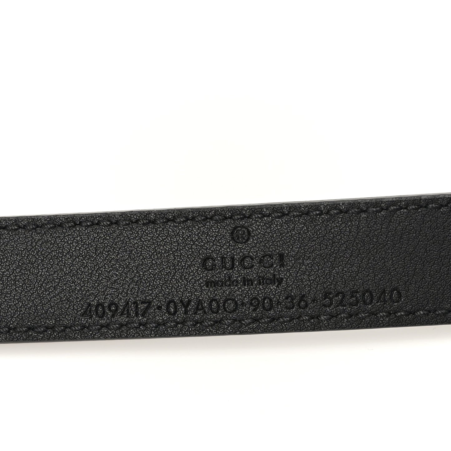 Calfskin Double G 20mm Belt 90 36 Black