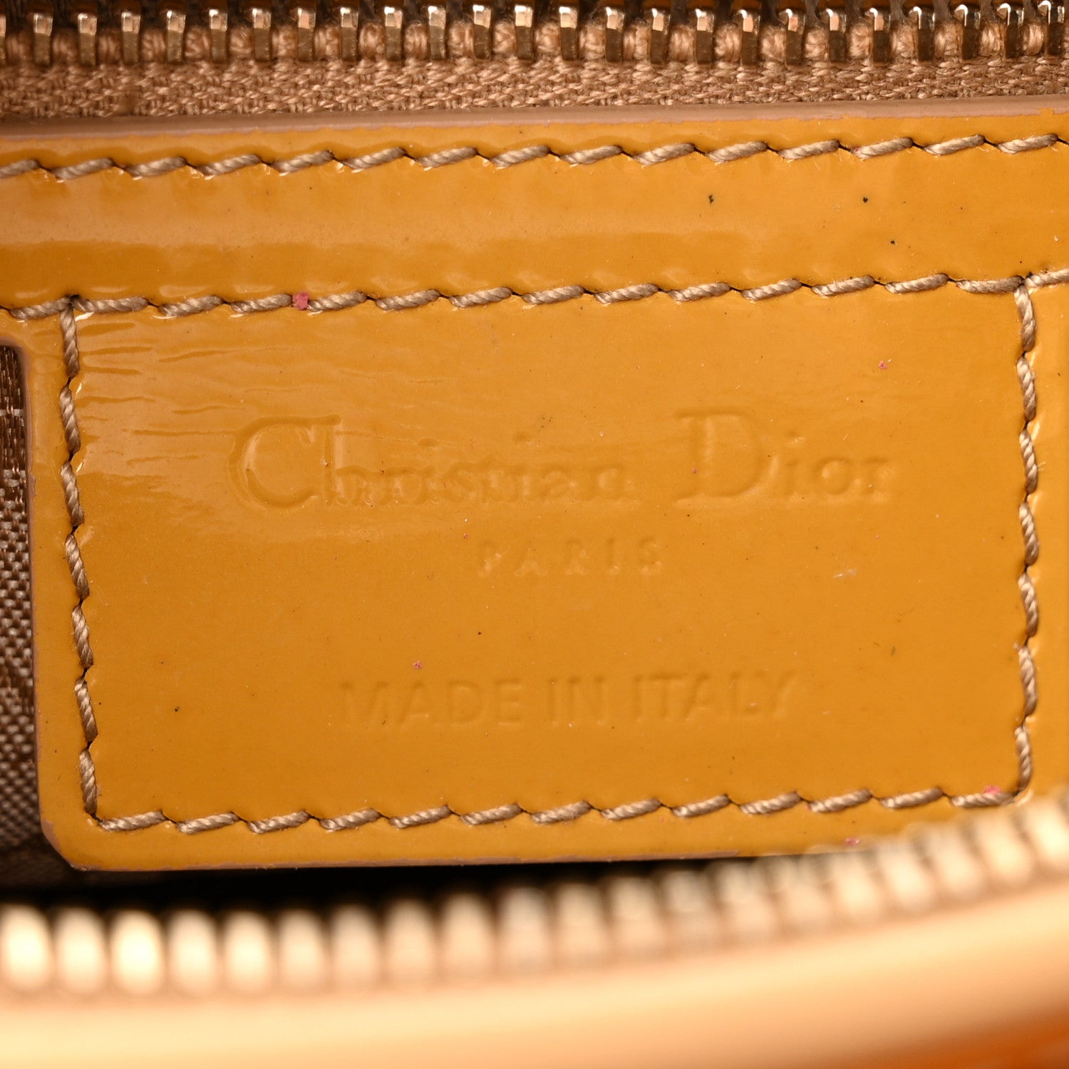 Christian Dior Patent Cannage Medium Lady Dior Dark Beige 6 of 16