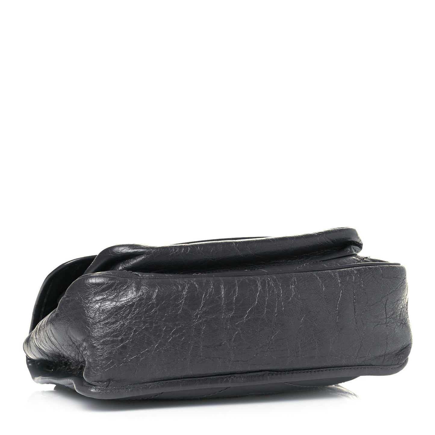 Crinkled Calfskin Matelasse Monogram Medium Niki Chain Satchel Storm