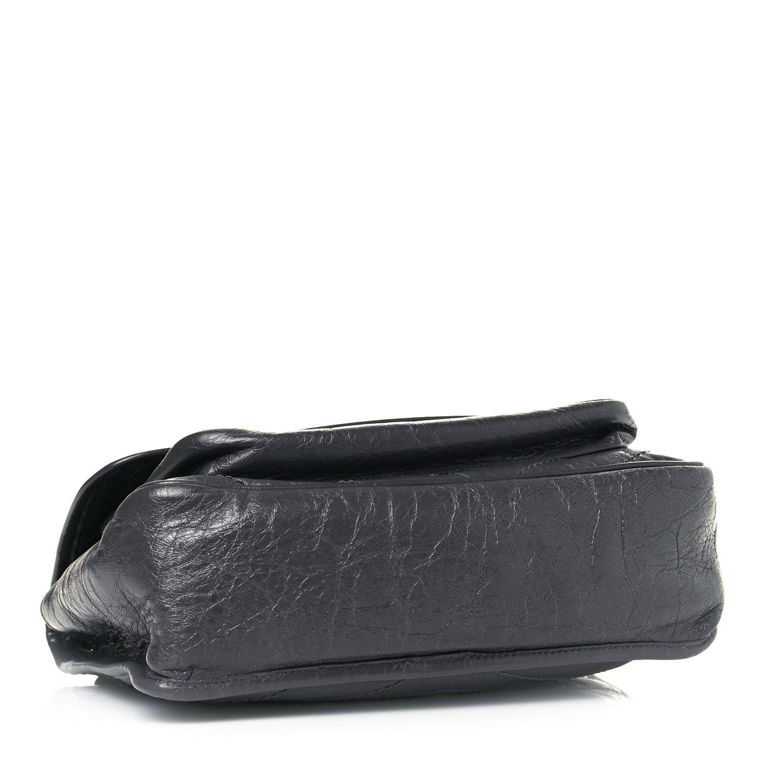 Saint Laurent Crinkled Calfskin Matelasse Monogram Medium Niki Chain Satchel Storm 4 of 12