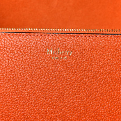 Mulberry Classic Grain Small Selwood Orange 6 of 8