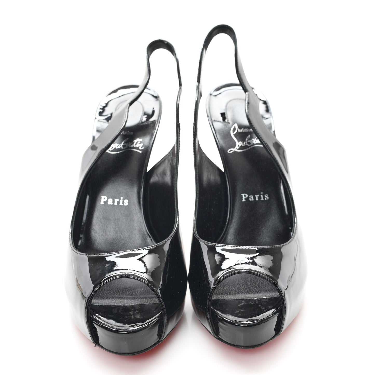 Patent Hot Chick Slingback Alta 100 Pumps 39 Black