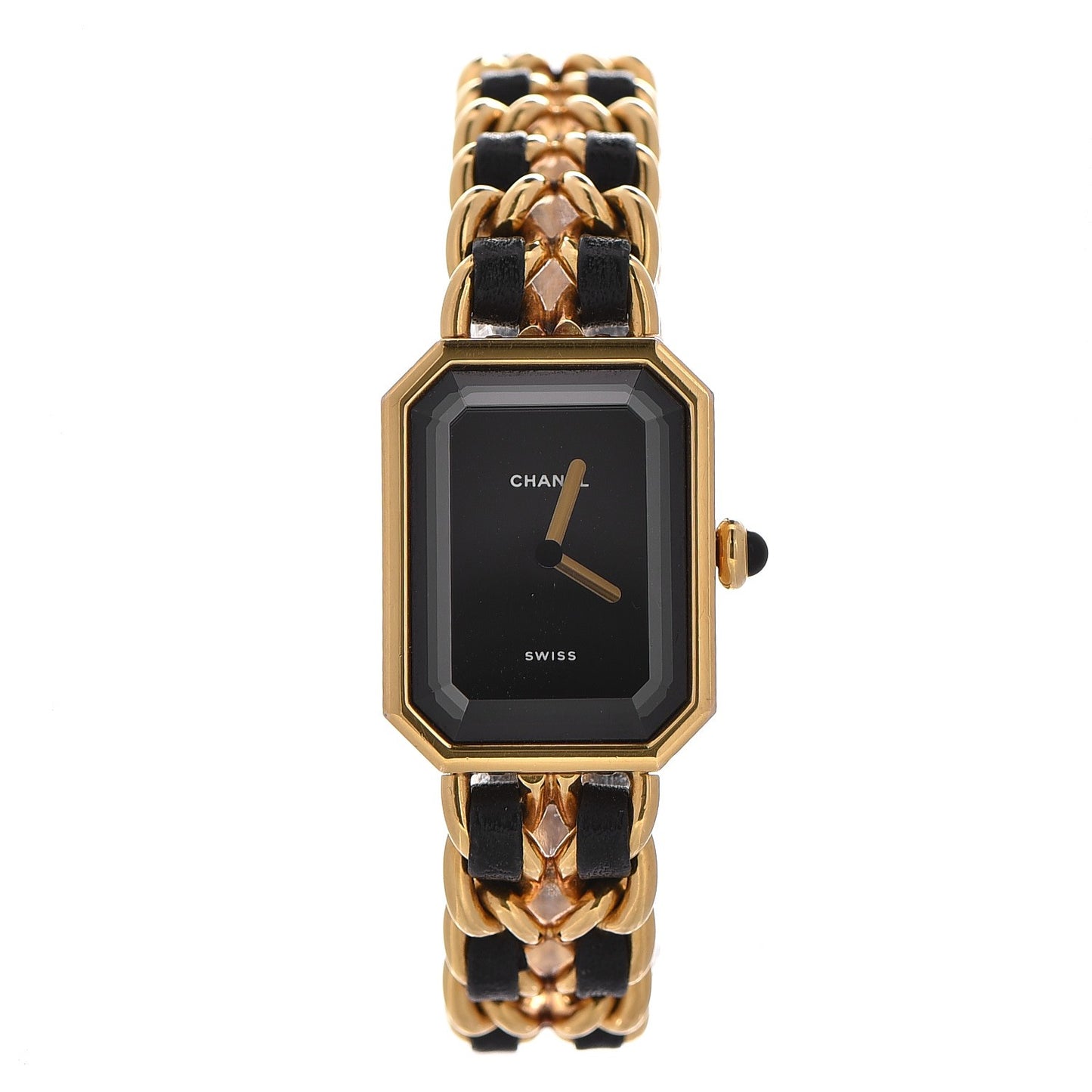 Stainless Steel Lambskin 20mm Chain Premiere Quartz Watch Gold M