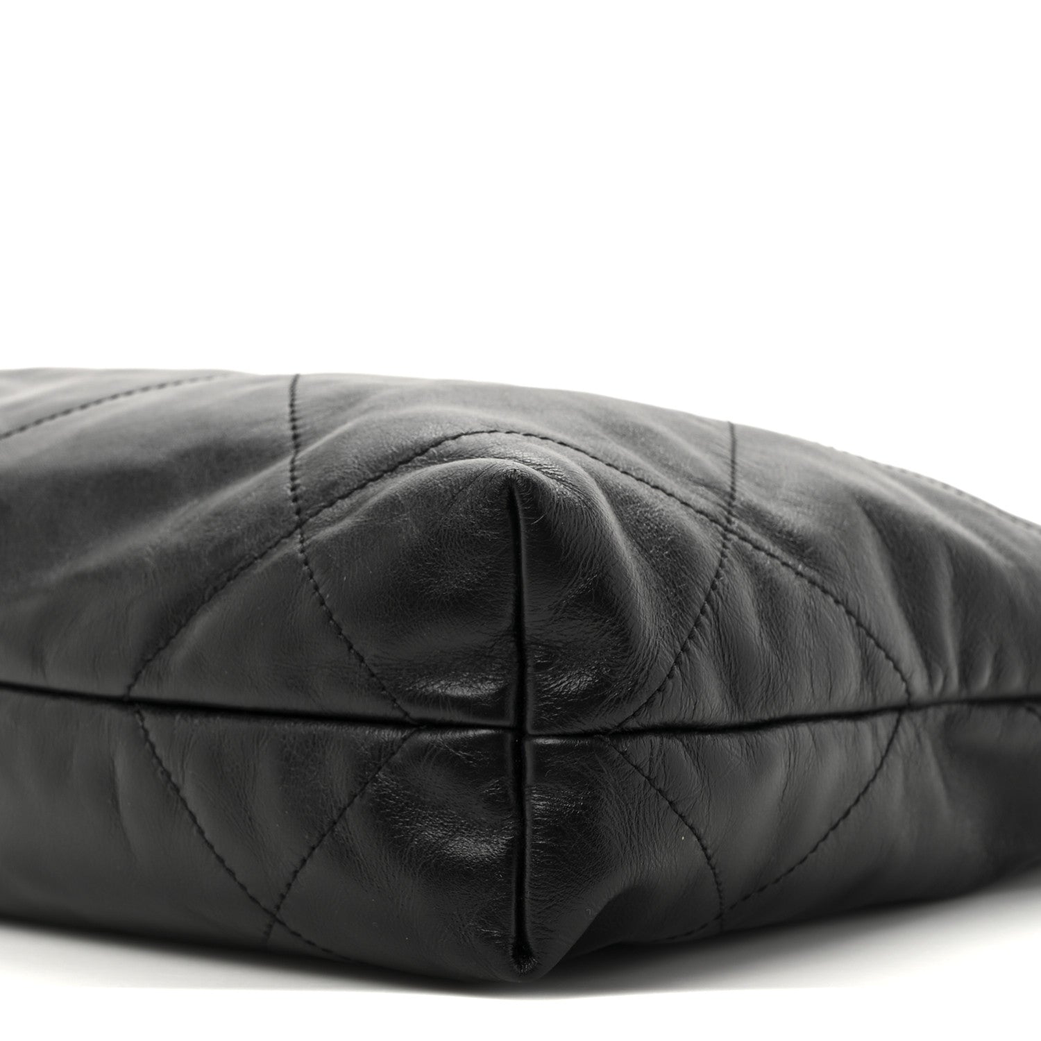 Chanel Shiny Calfskin Quilted Small Chanel 22 Black 10 of 11