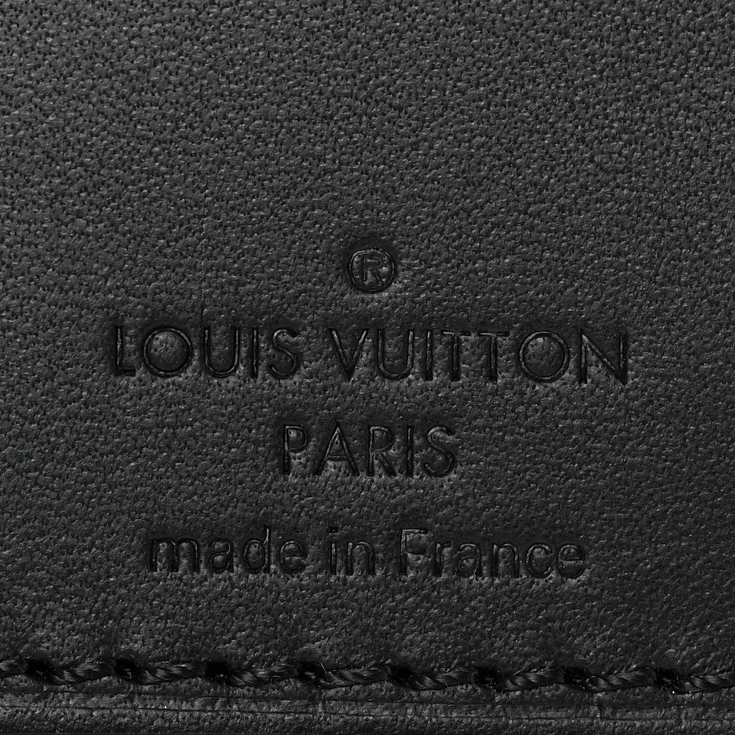 Calfskin Luggage Tag Black