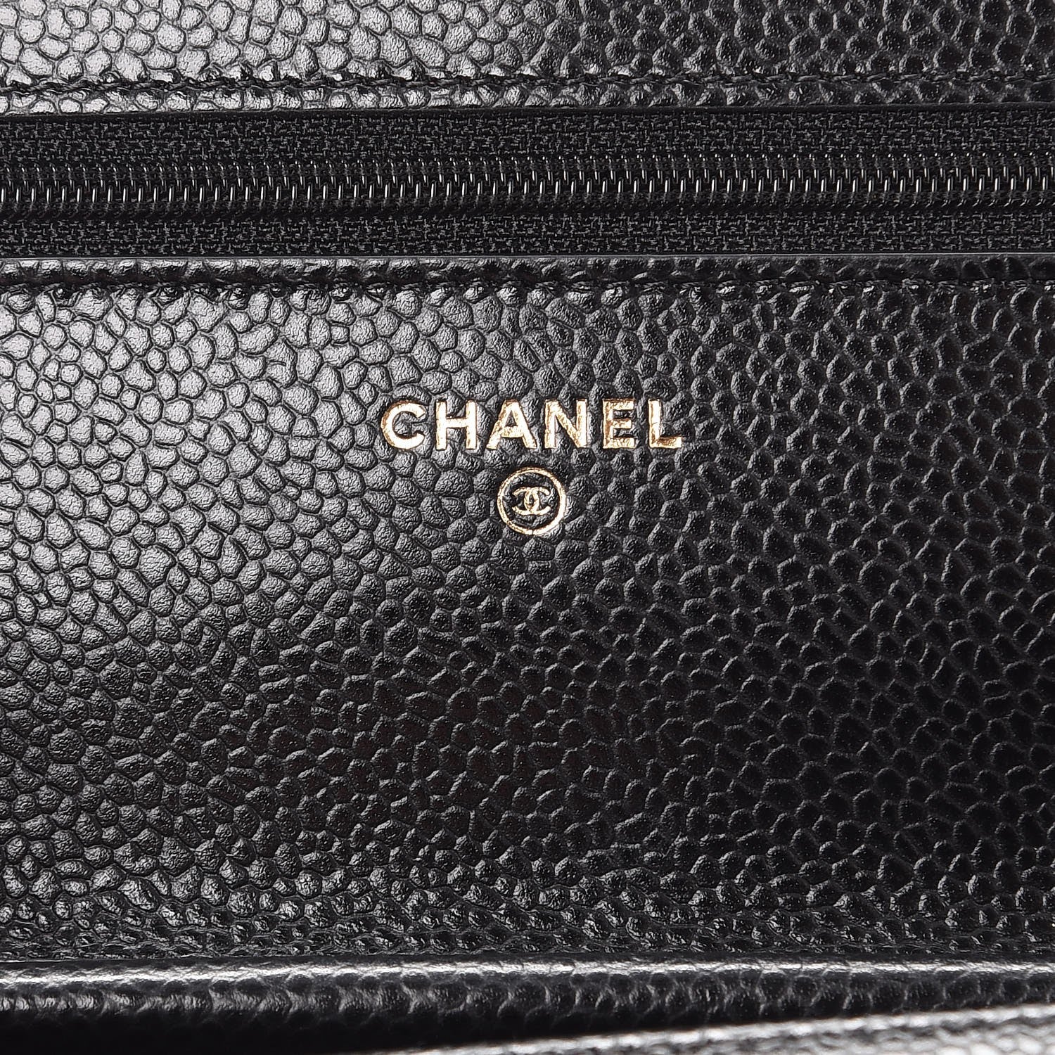 Chanel Caviar Quilted Wallet On Chain WOC Black 6 of 9