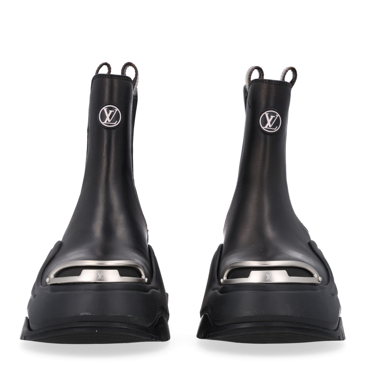 Louis Vuitton Calfskin Archlight 2.0 Block Heel Ankle Boots 35 Black 3 of 11