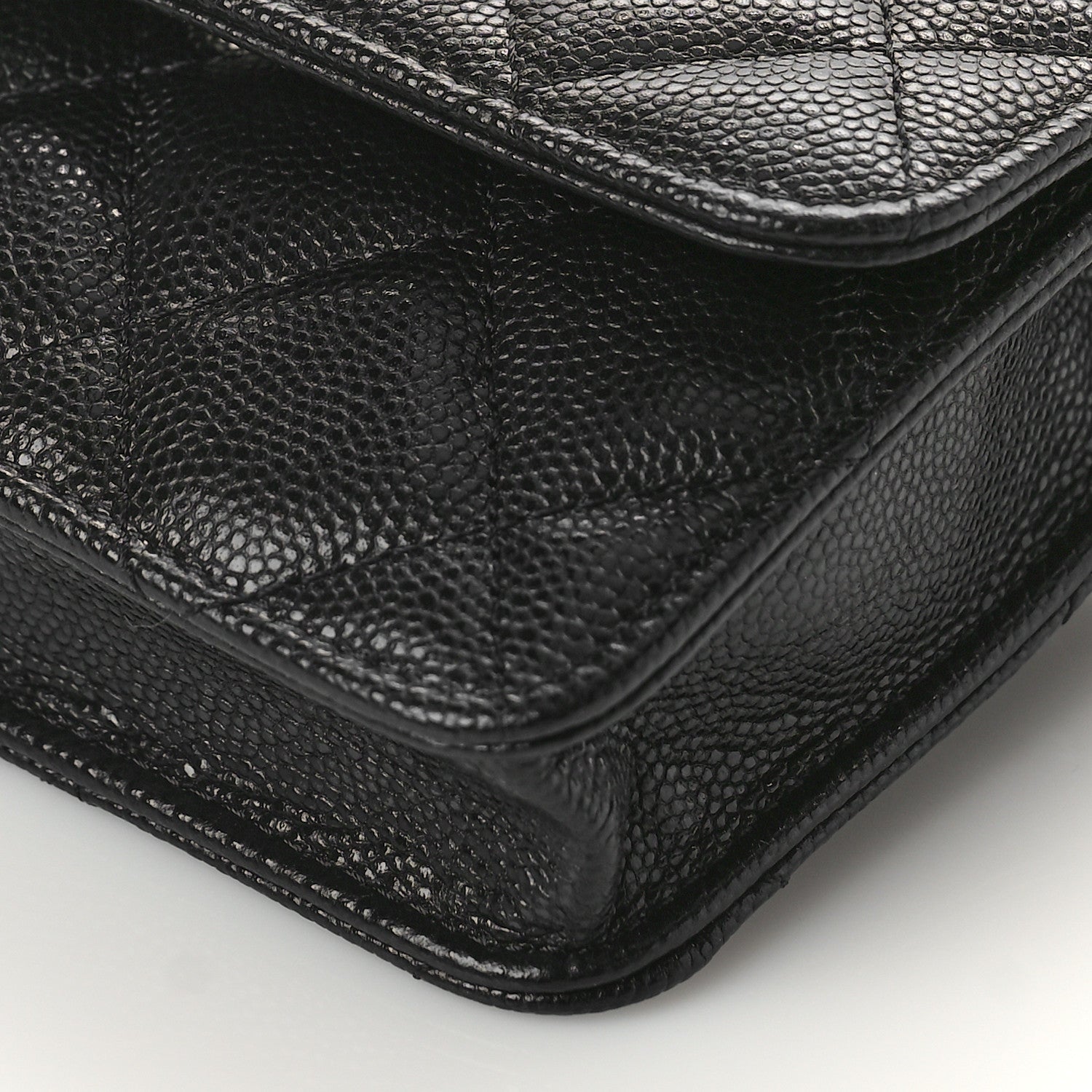 Chanel Caviar Quilted My Everything Belt Flap Card Holder Black 9 of 9