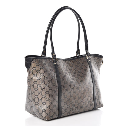Gucci Lurex Monogram Medium Joy Tote Black 3 of 16