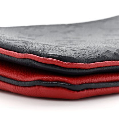 Louis Vuitton Empreinte Double Zip Pochette Marine Rouge 10 of 11