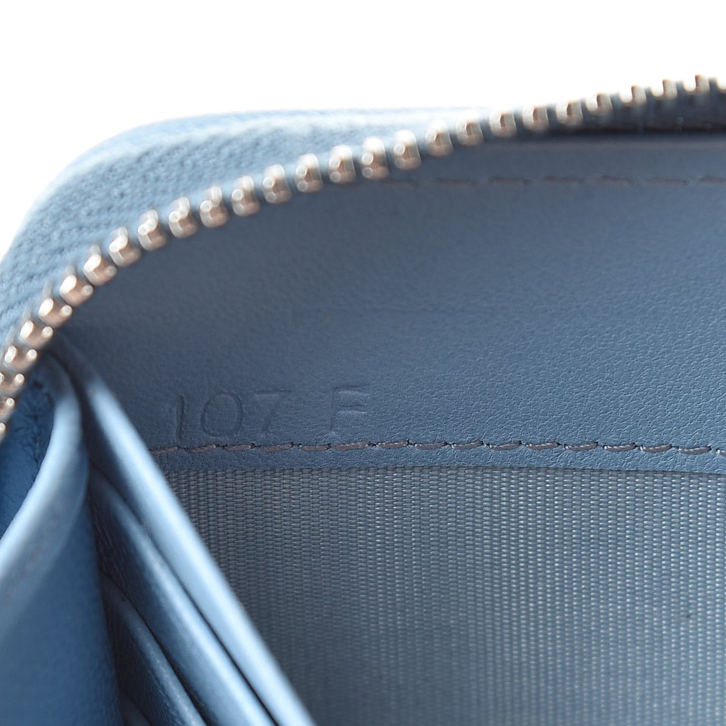 Nappa Impunture Zip Around Wallet Astrale