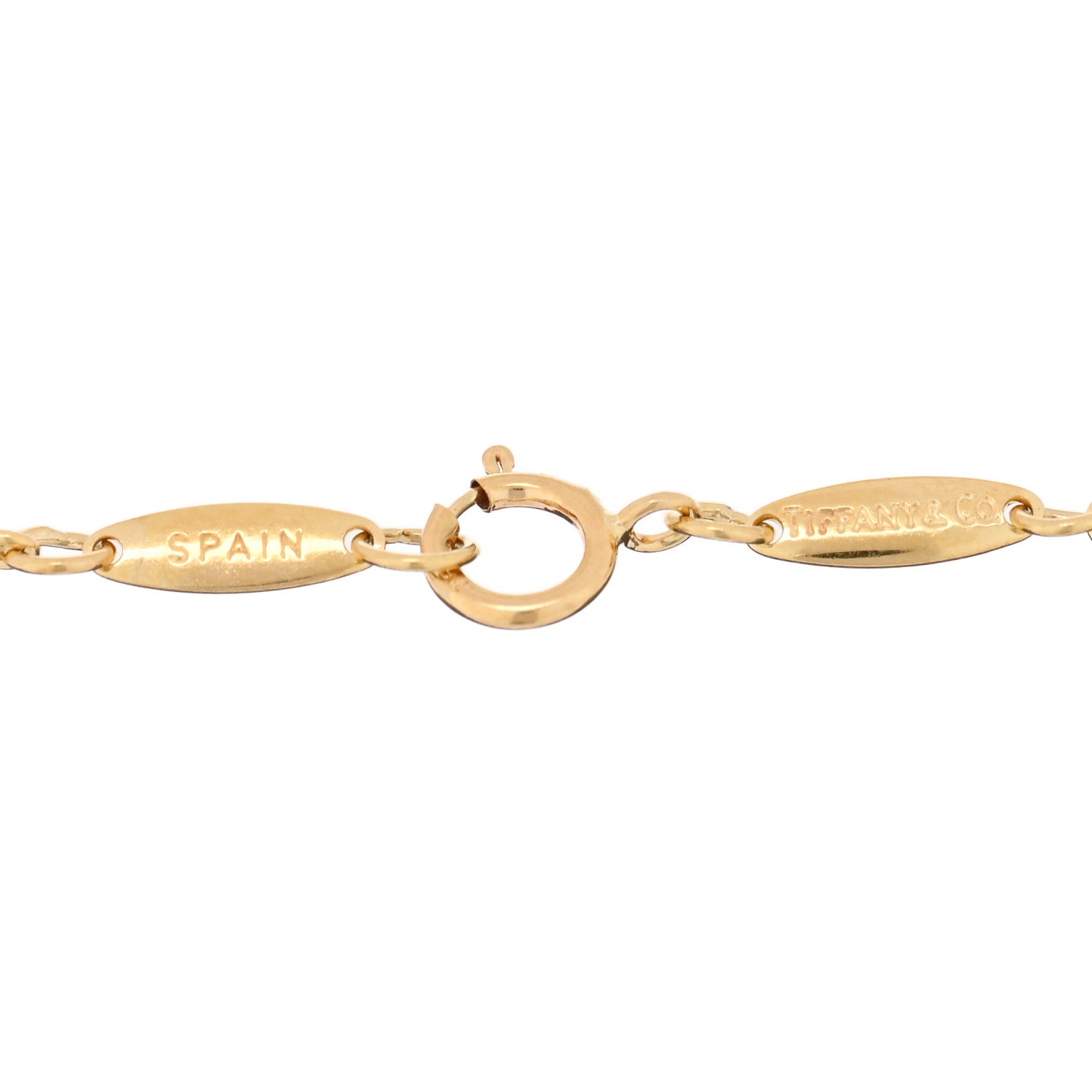 Tiffany 18K Yellow Gold Elsa Peretti Open Heart Bracelet 3 of 4