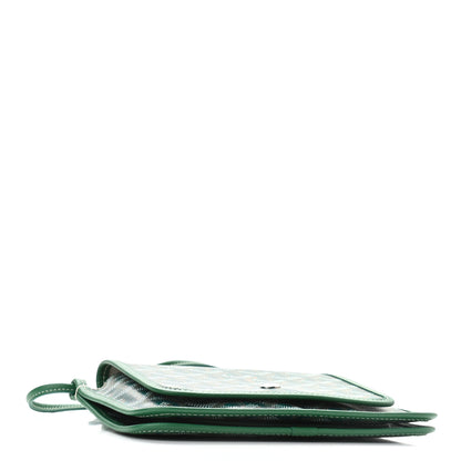 Goyard Goyardine Plumet Wallet Clutch Green 4 of 9