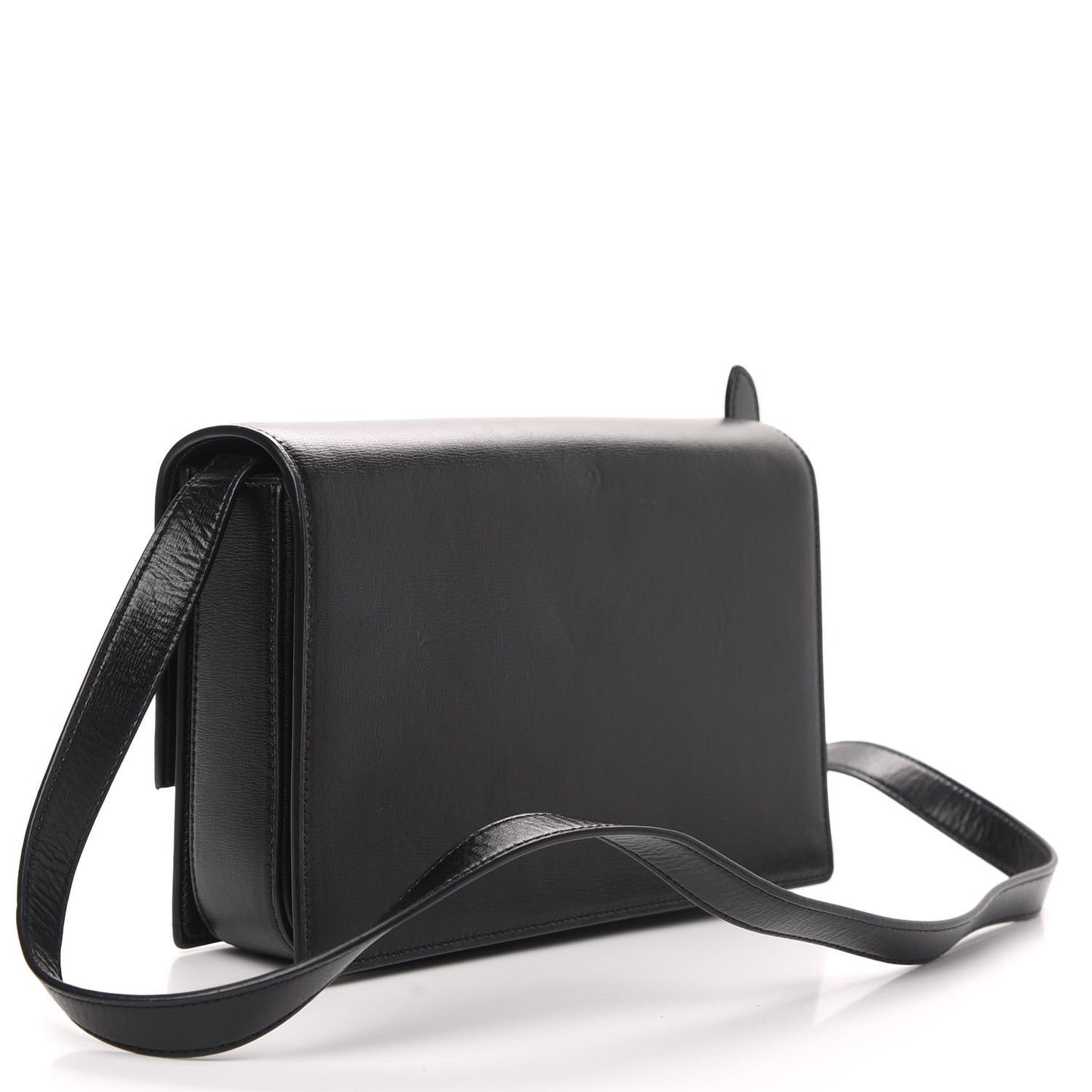 Smooth Calfskin Suede Medium Bellechasse Black
