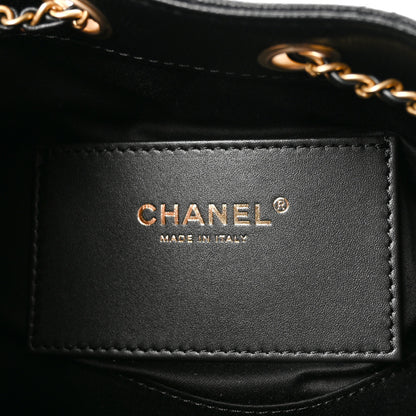 Chanel Caviar Quilted Mini Chanel 25 Handbag Black 6 of 11