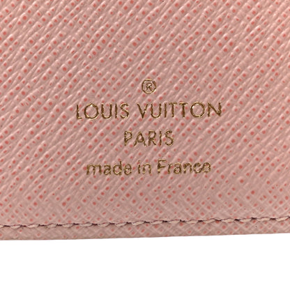 Louis Vuitton Damier Azur Victorine Wallet Rose Ballerine 6 of 13