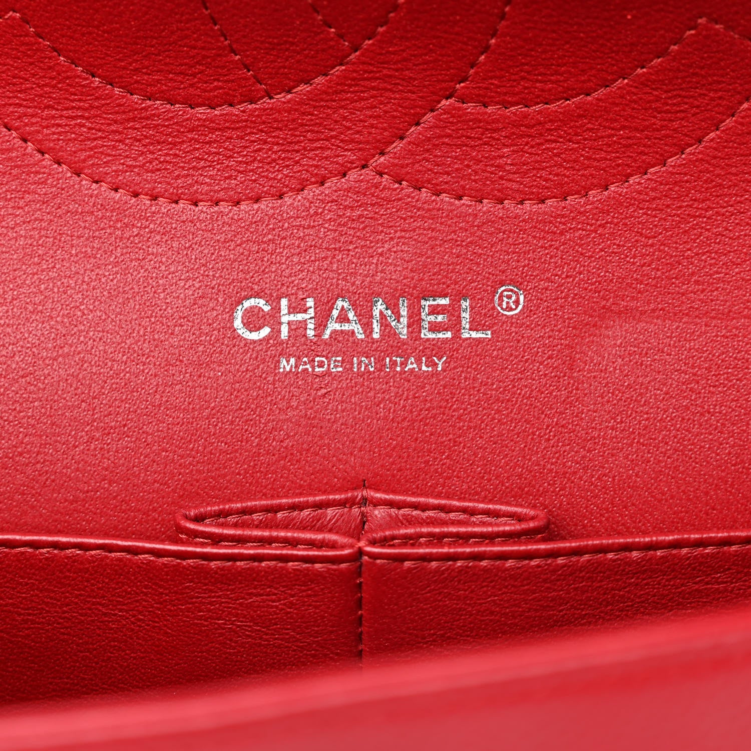 Chanel Caviar Quilted Jumbo Double Flap Red 6 of 17