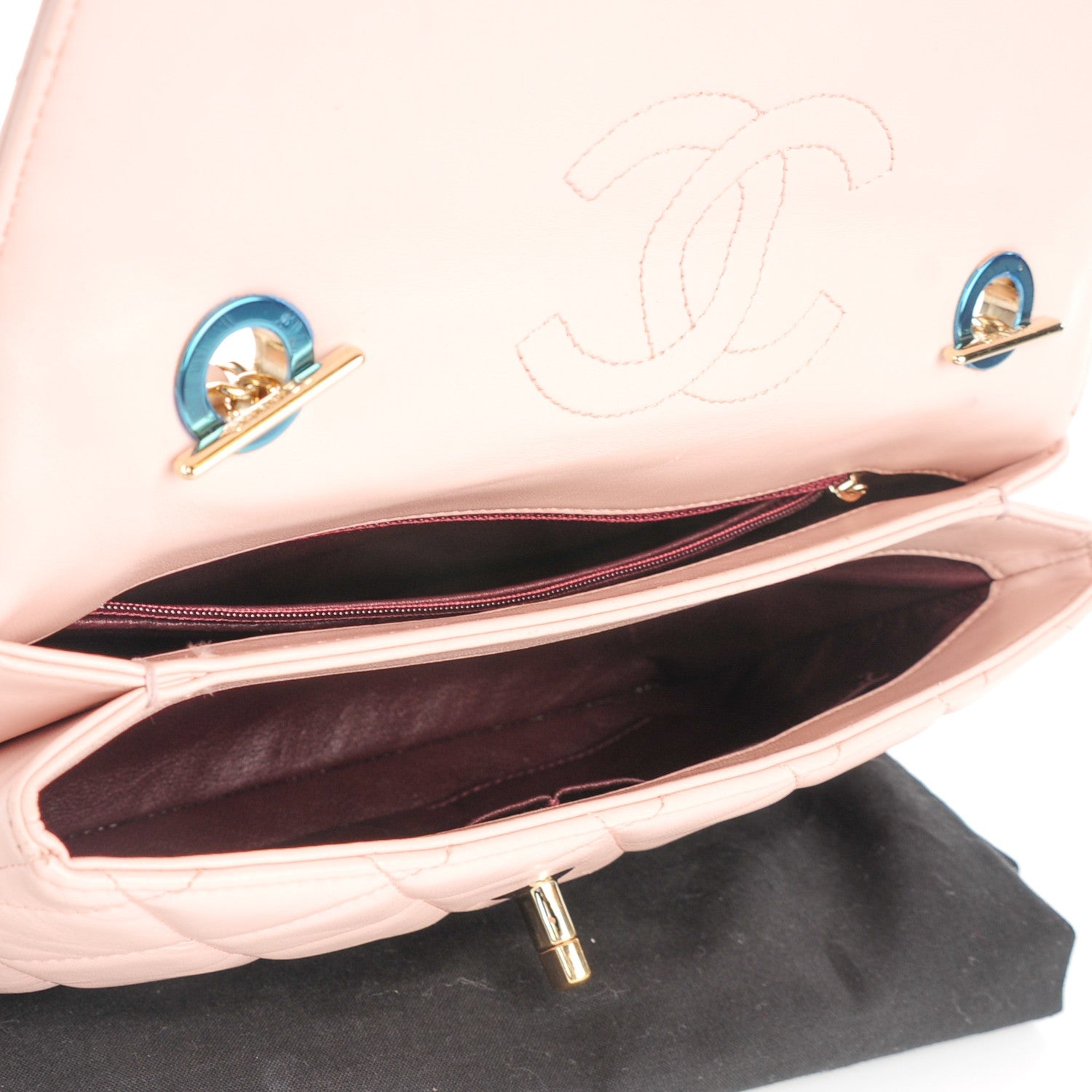 Chanel Lambskin Quilted Trendy CC Flap Pink 12 of 16