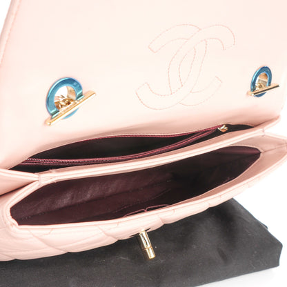 Chanel Lambskin Quilted Trendy CC Flap Pink 12 of 16