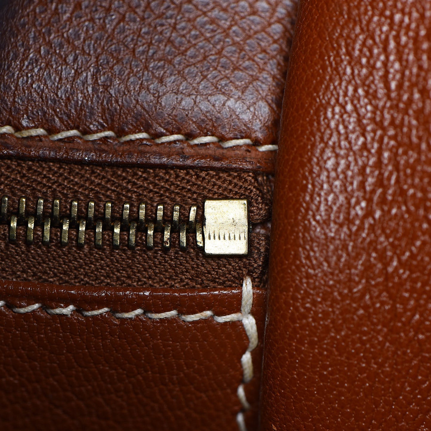 Veau Grain Lisse Kelly Sellier 28 Noisette