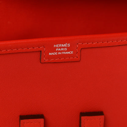Hermes Swift Jige Elan 29 Clutch Rouge Tomate 6 of 7