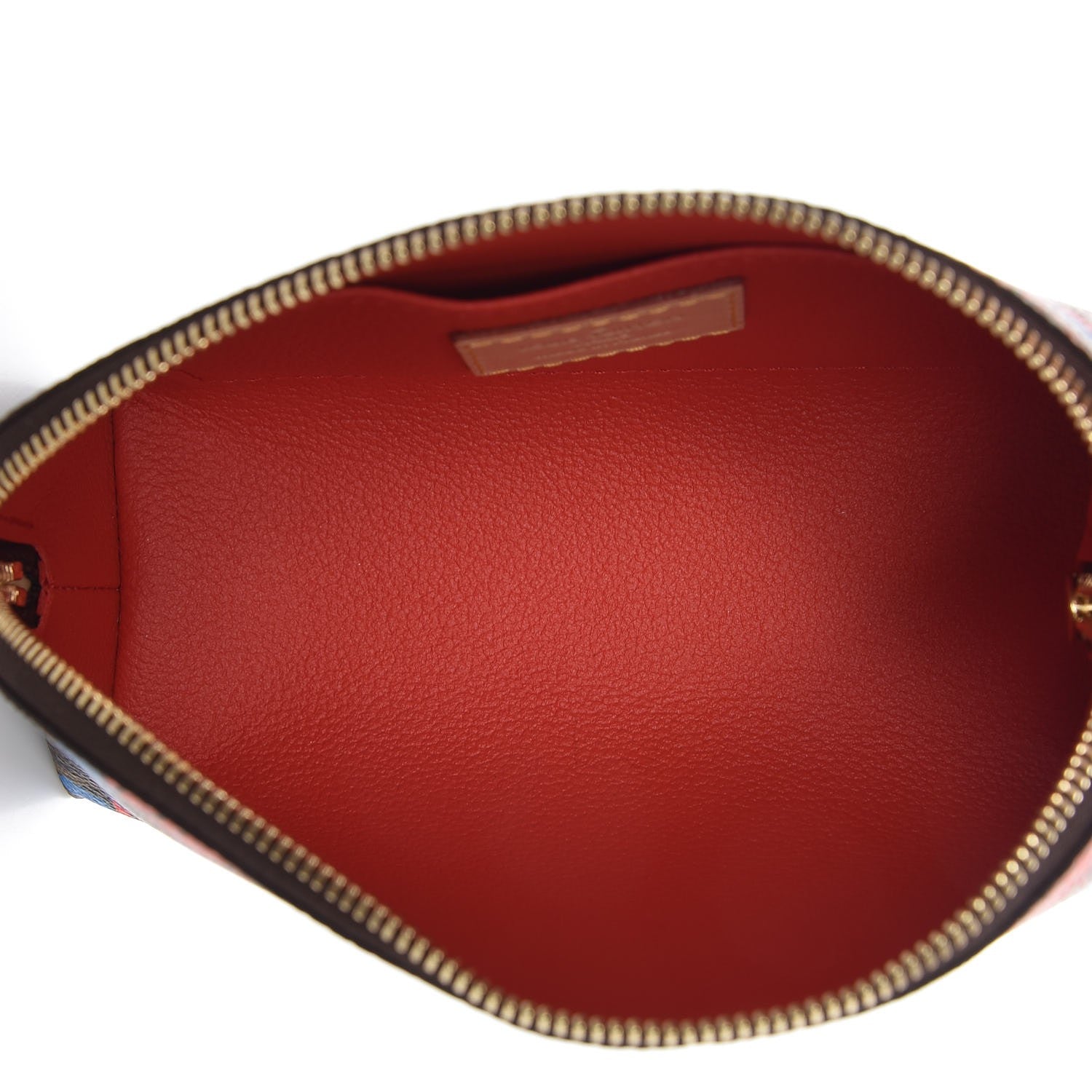 Louis Vuitton Monogram Jungle Dots Cosmetic Pouch Coquelicot Denim 5 of 6