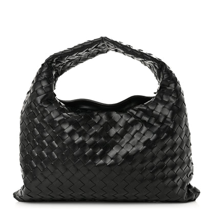Bottega Veneta Calfskin Intrecciato Small Hop Black 1 of 9