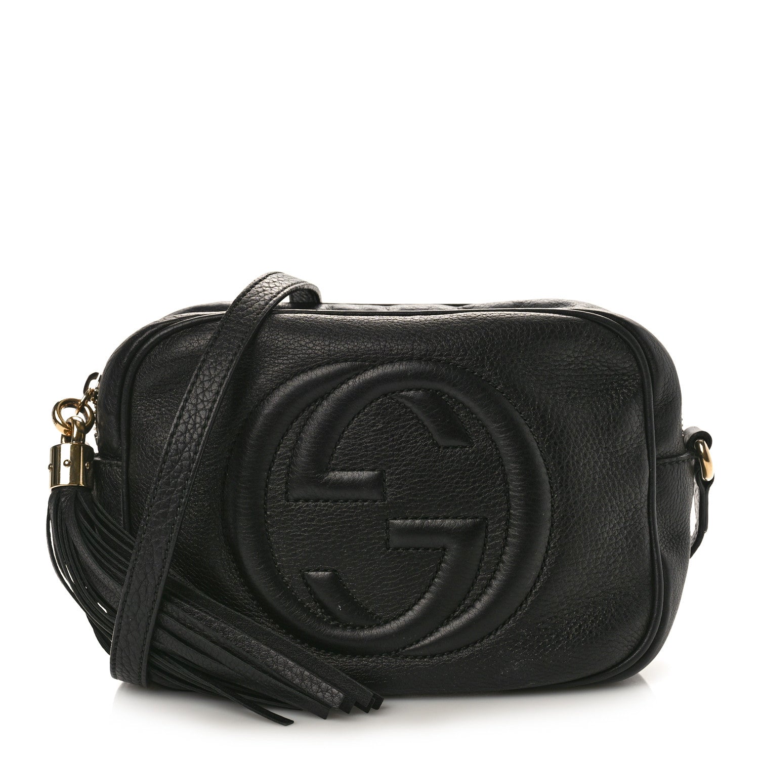 Gucci Pebbled Calfskin Small Soho Disco Bag Black 1 of 11